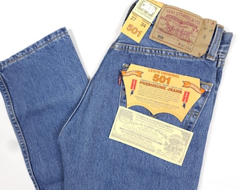 96' Made in USA Vintage Levi's 501 W28 L31,5 Light Blue Jeans