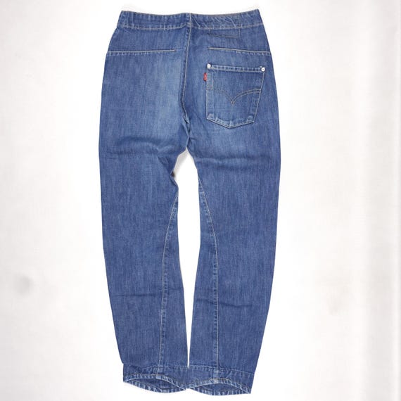 タグ付Levi's ENGINEERED JEANS LOOSE W29ブルー② Vintage Levi's Engineered 29/32 Jeans 00004 Vintage Levi's 843 W29
