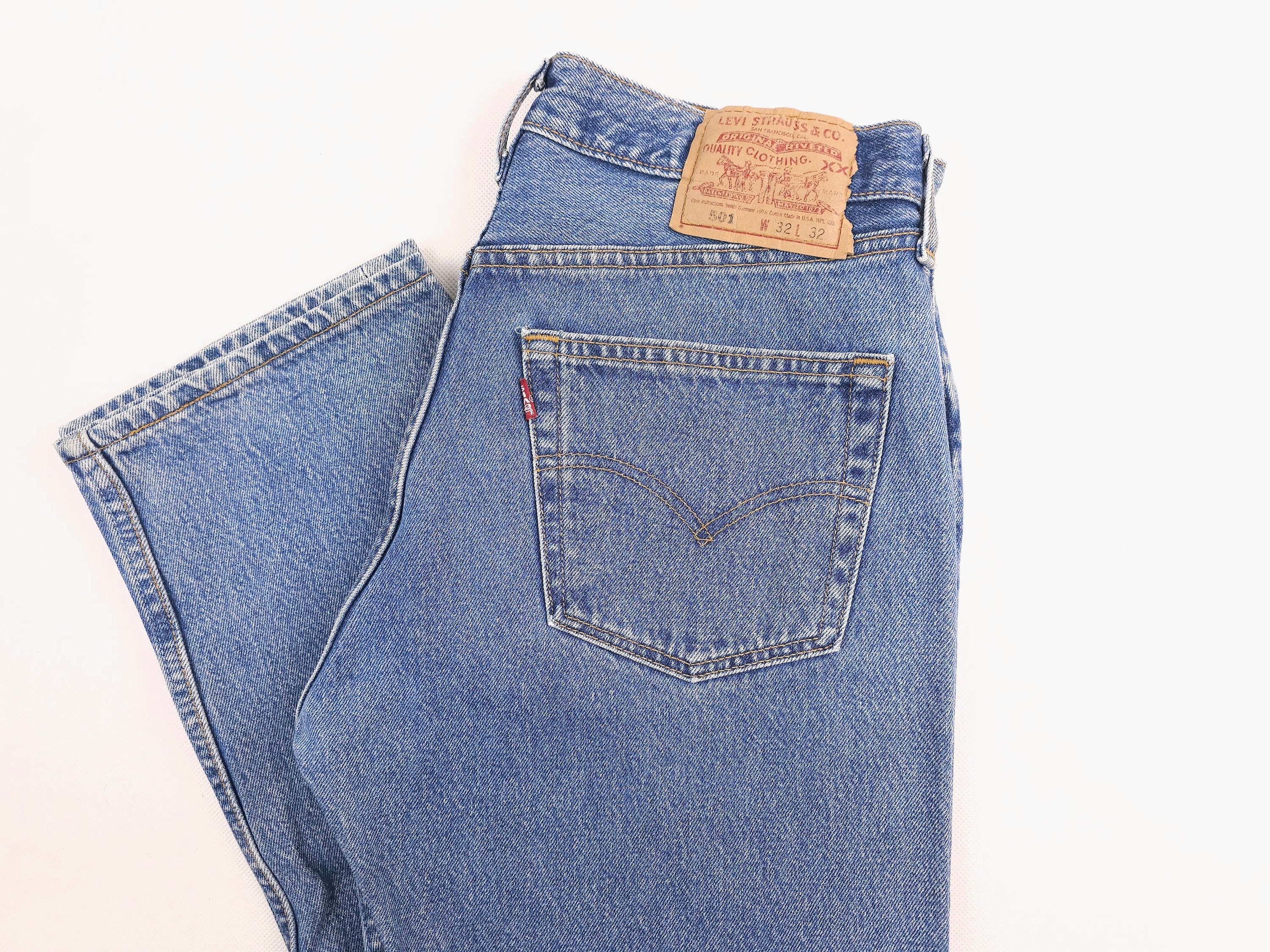 Made in USA Levi's 501 W30 L31 Straight Leg Levis 501 Light Made in USA Levi's 501 W30 L31 Straight Leg Levis 501 Light
