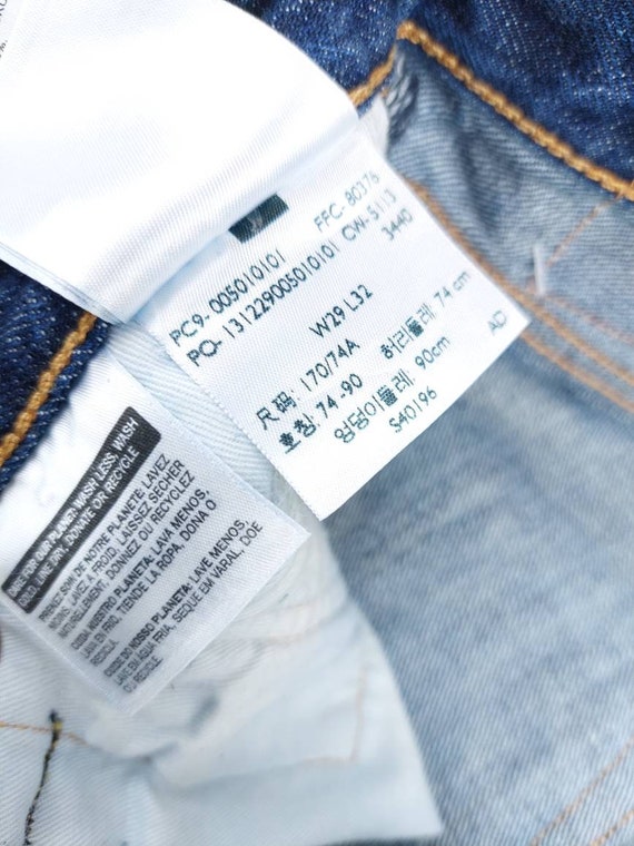 Levi's 501 W29 L32 Deadstock with Tags W29 L32 Ra… - image 5