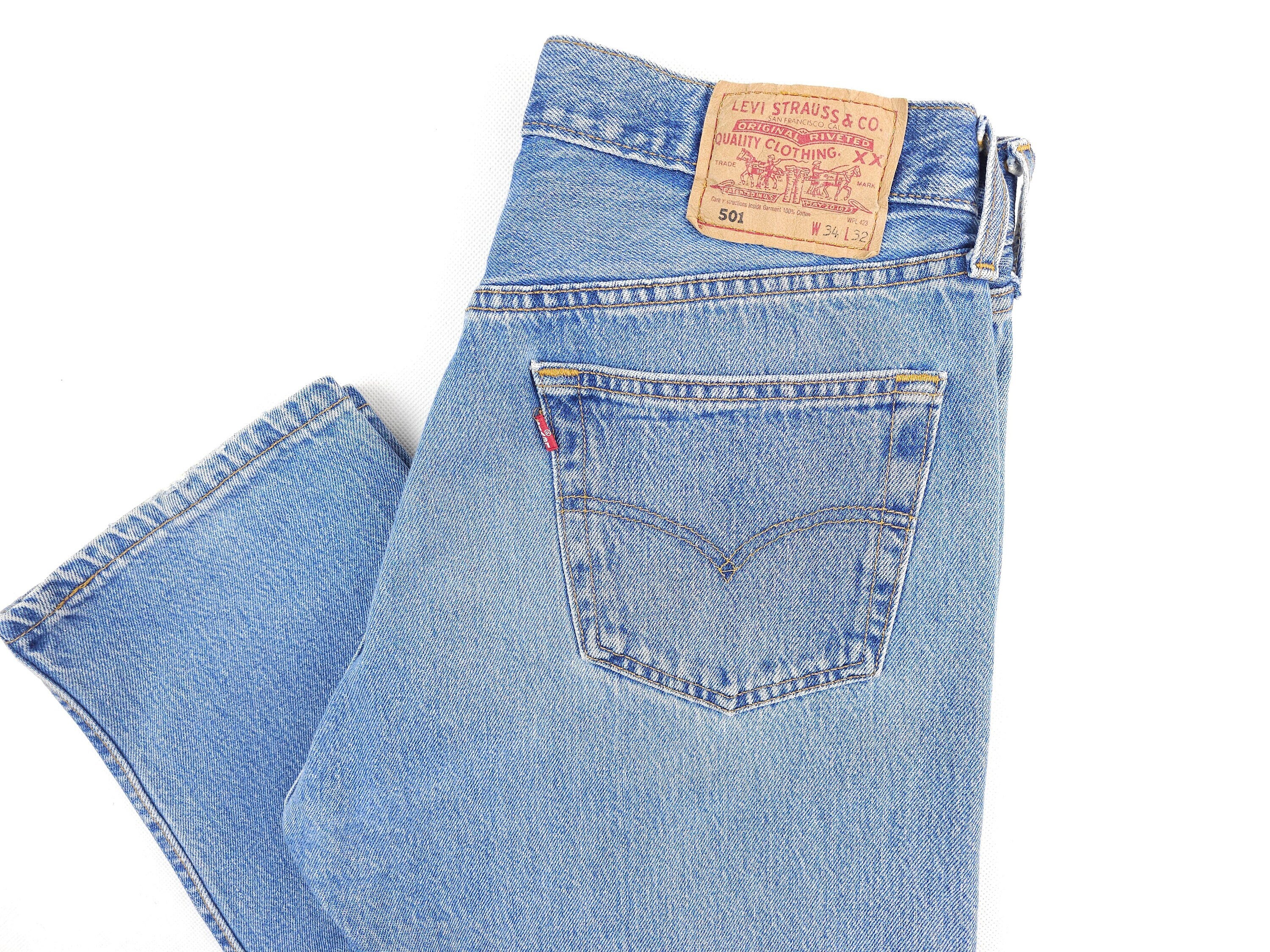 Vintage Levi's 501 Jeans / Made in UK - Etsy