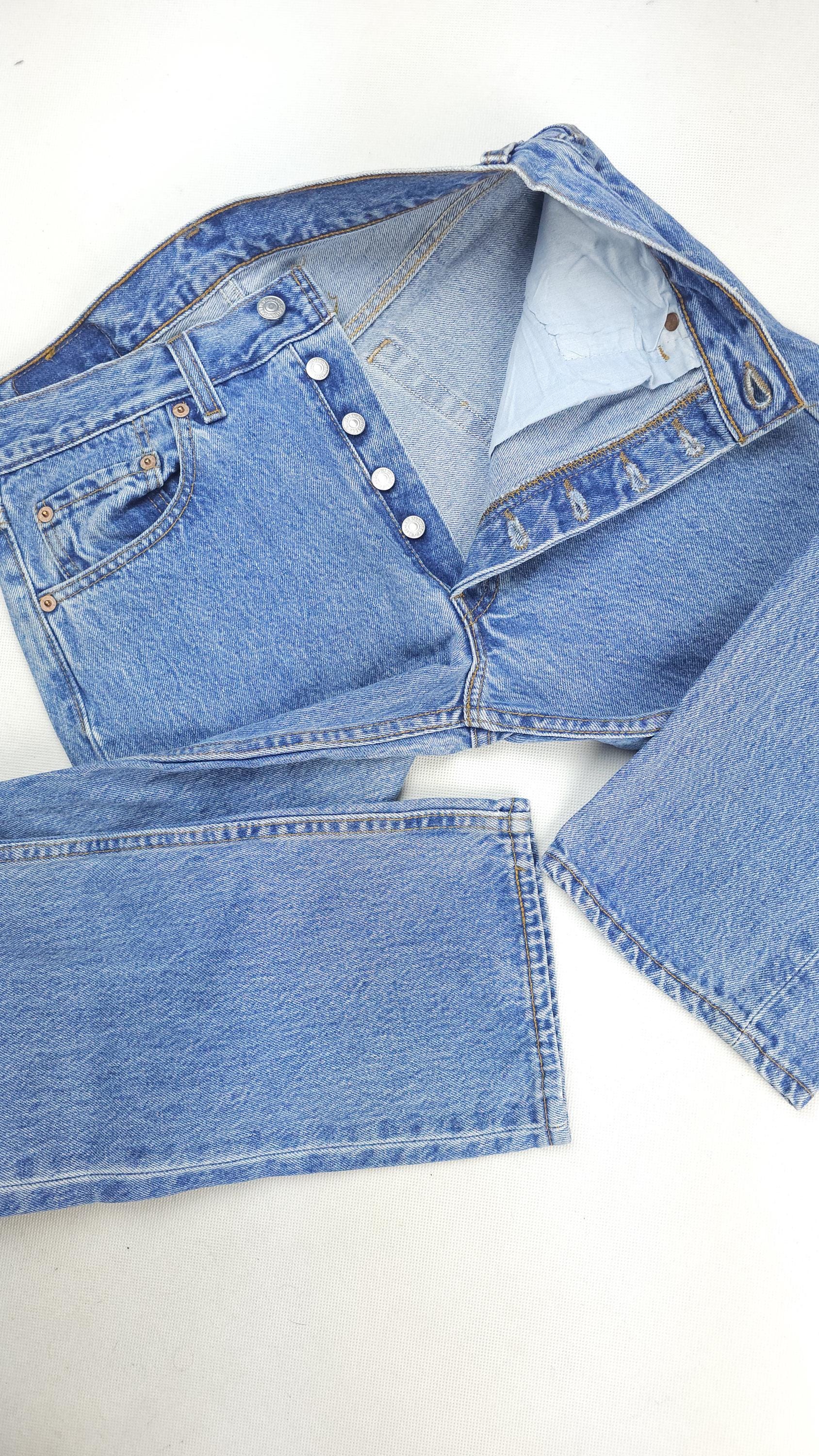 Made in USA Vintage Levi's 501 W30 L33 Light Blue Jeans