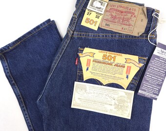80年代リーバイス501ヴィンテージシュリンクフィットデッドストック 