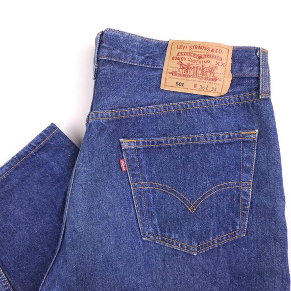 Levi's 501 USA製 濃紺 W36 L30 Levi's 501XX ストレートデニム 36/36 復刻 Levi's 501 XX ダーク