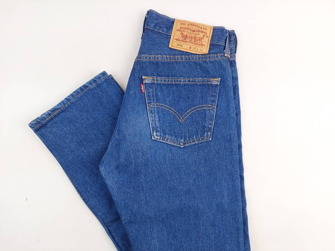 希少【80s】Levi's 501 USA製 ハチマル W29 L32　濃紺 VTG 80s Levi's 501. Made in USA. Red Line. W29 L32. Selvedge