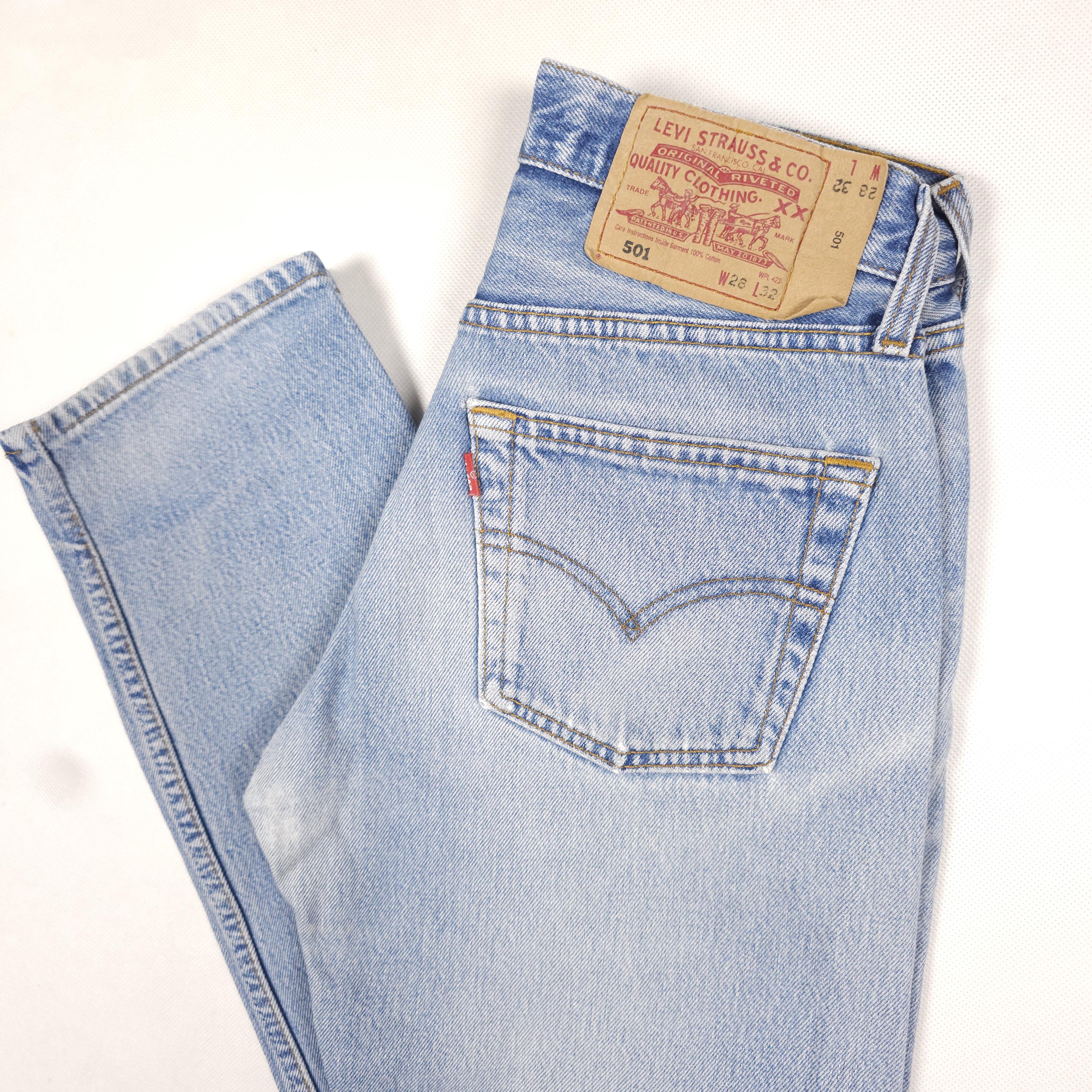 Vintage Levi's 501 W26 L31 Jeans Washed Stone Levis 501 Levis for