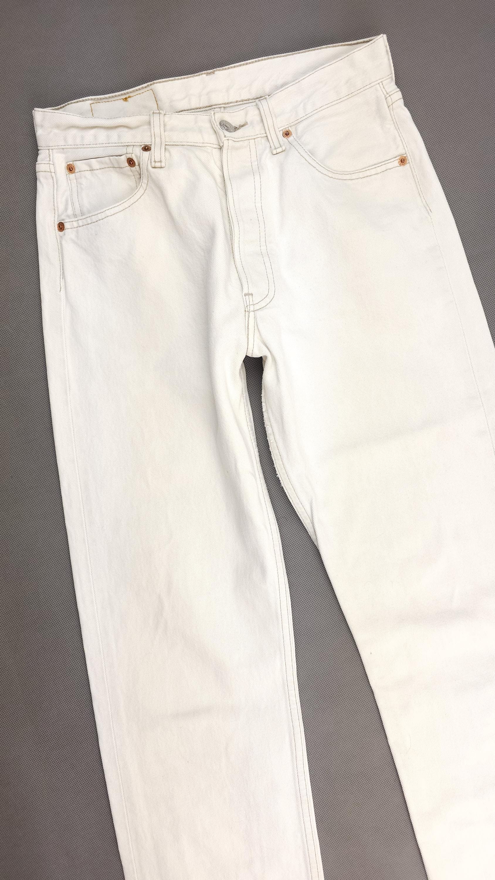 Vintage Levi's 501 W28 L31 Vtg Light Crema White Levis 501 Women