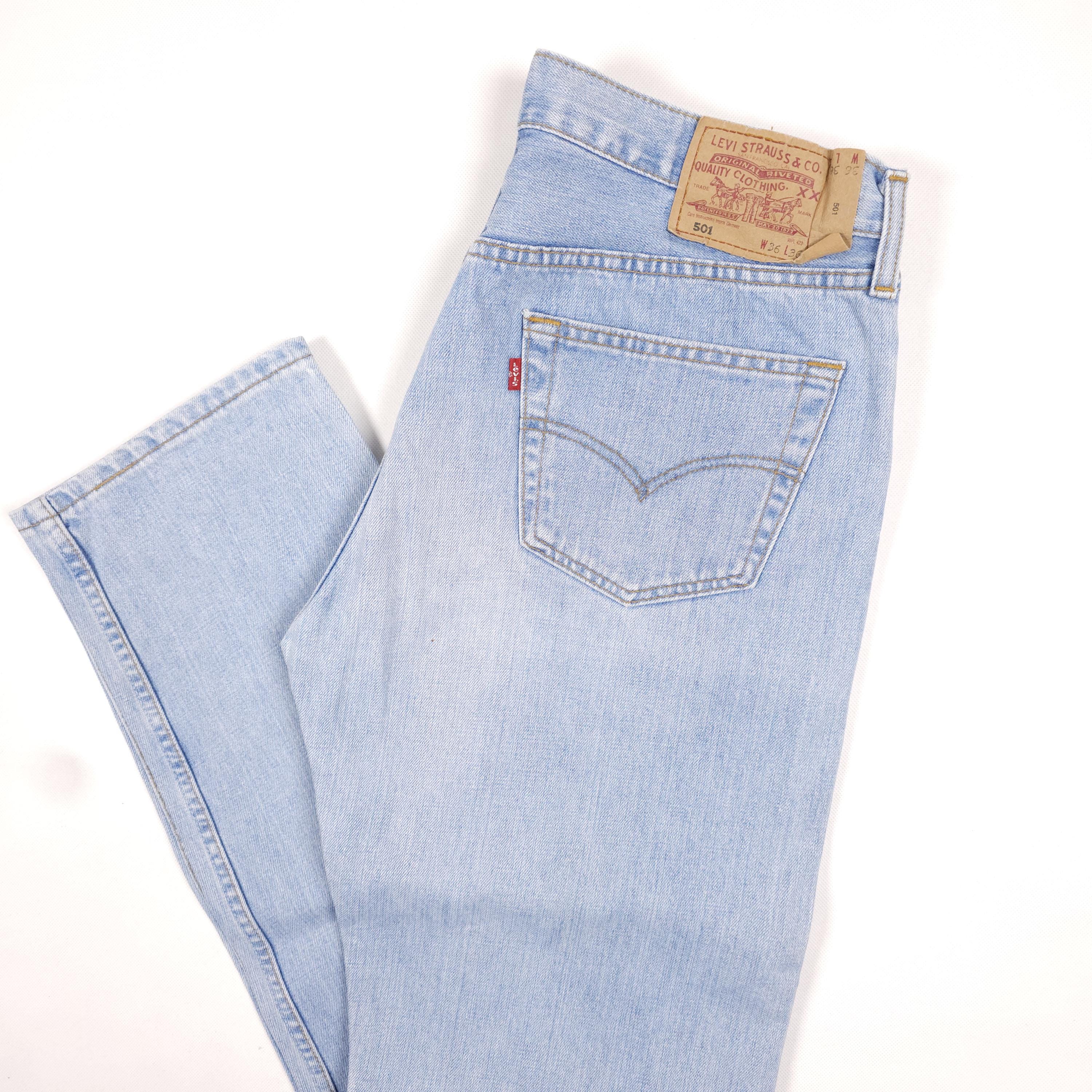 Levis 501 W34 L36 - Etsy UK
