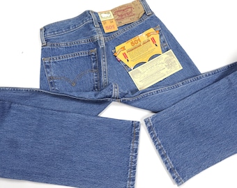 97' Made in UK New Levi's 501 W26 L34 Vintage Deadstock With Tags