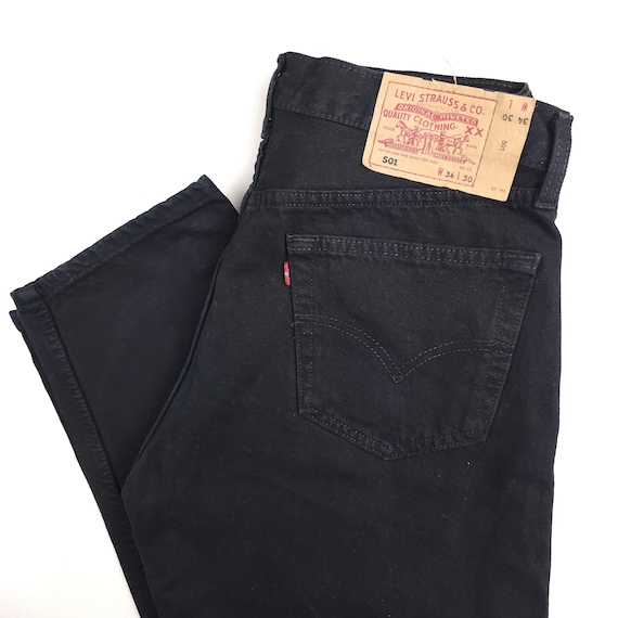 Made in UK 98' Levi's 501 W33 L30 Vintage Black Levis 501 Made in UK 98' Levi's 501 W33 L30 Vintage Black Levis 501