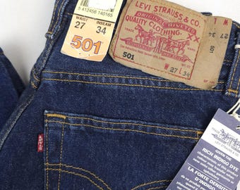 97' New With Tags Levi's 501 Vintage Deadstock Levis 501 W27 L34