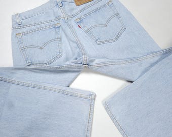 93' Made in USA Vintage Levi's 501 W32 L32 Faded Jeans Levis 501