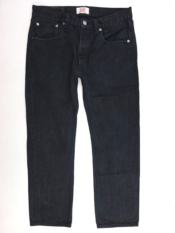 Vintage Levi's 501 W33 L30 Black RARE Levis 501 Black Men Vintage Levi's 501 W33 L30 Black RARE Levis 501 Black Men