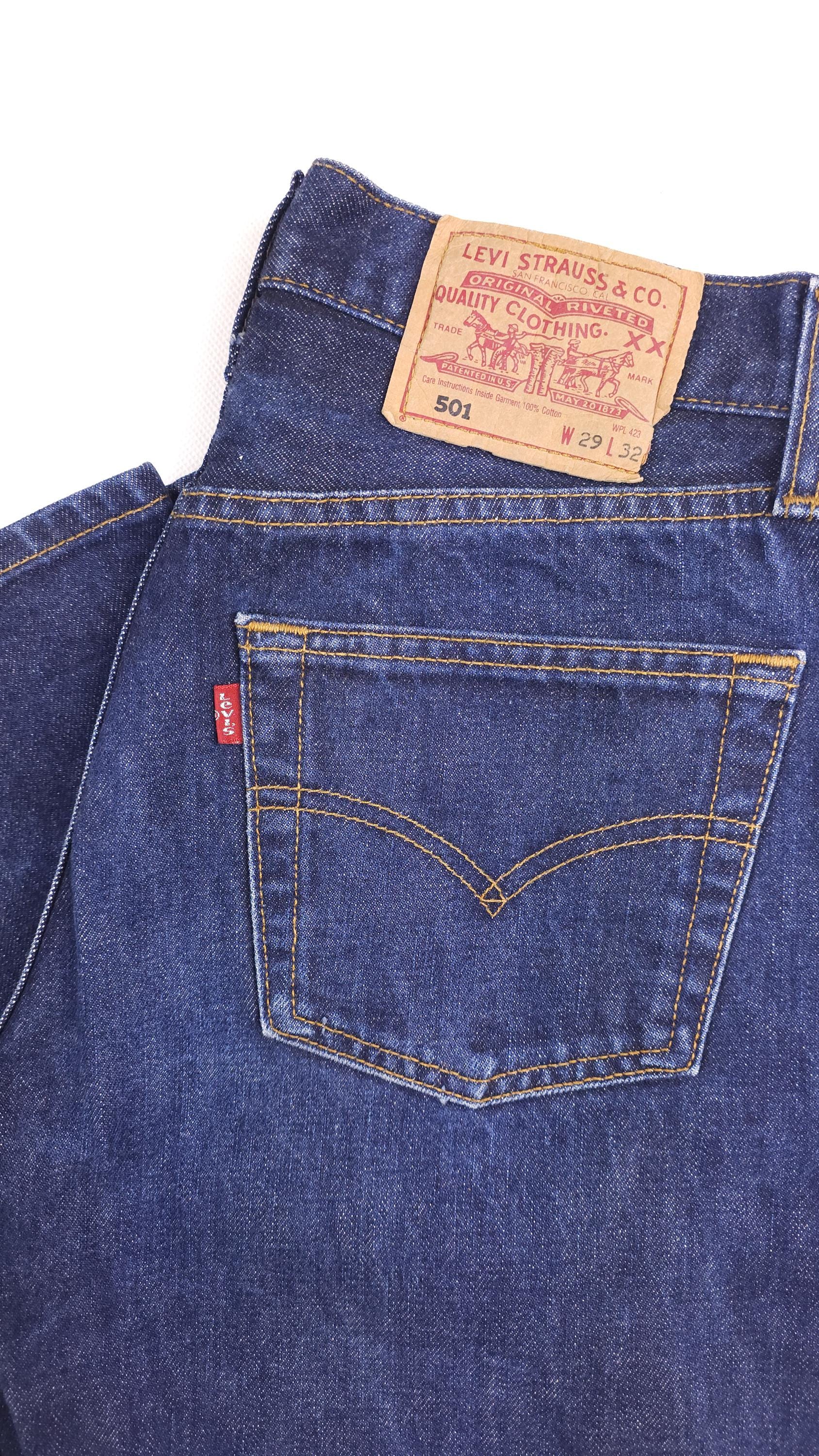 売れ筋・人気アイテム 商品 Levi's Vintage 501 Uniqe L30 W27 501 Levis Blue Dark L30 W27 パンツ