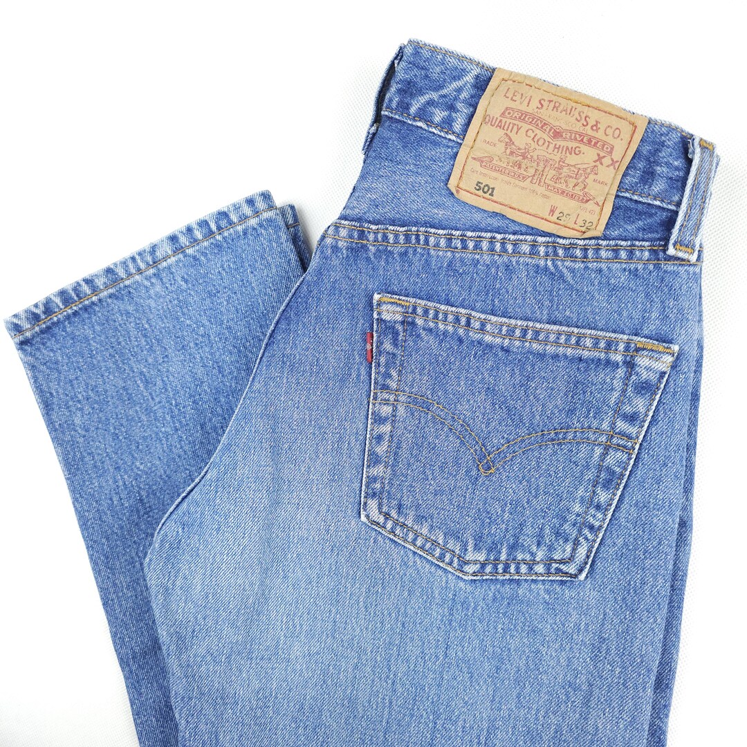 96' Made in USA Vintage Levi's 501 W28 L31,5 Light Blue 96' Made in USA Vintage Levi's 501 W28 L31,5 Light Blue