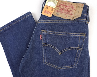 Made in USA Levi's 501 W26 L33 1998 Vintage White Levis 501 Women