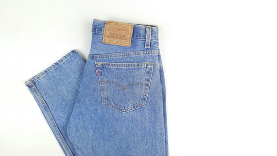Made in USA Vintage Levi's 501 W31 L30 Light Blue Jeans Vtg Levis