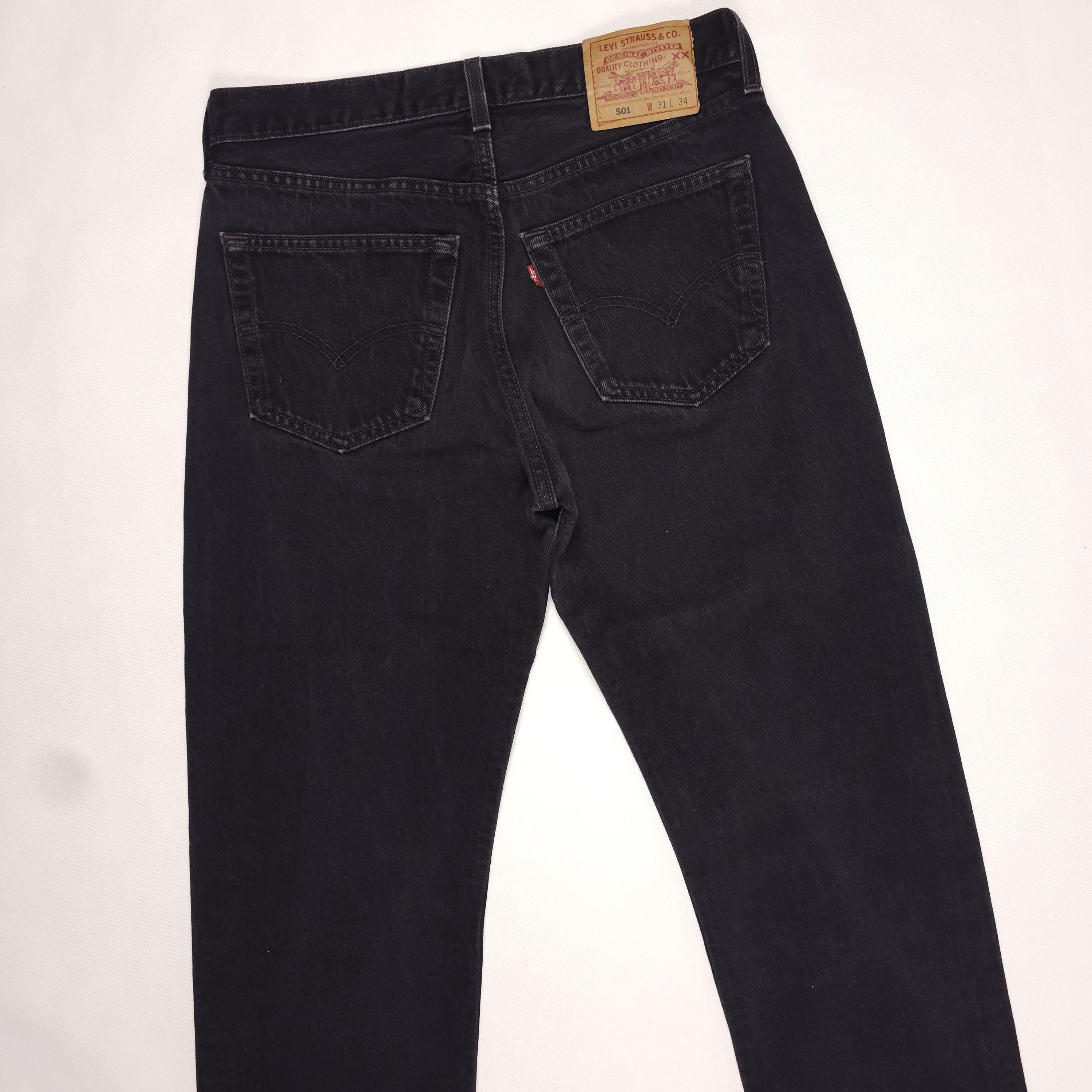 Made in USA '97 Levi's 501 W29,5 L34 Black for Women Levi's 501