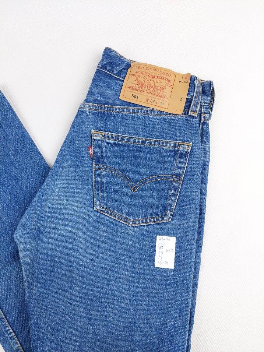 Levis 501 W28 L34 - Etsy