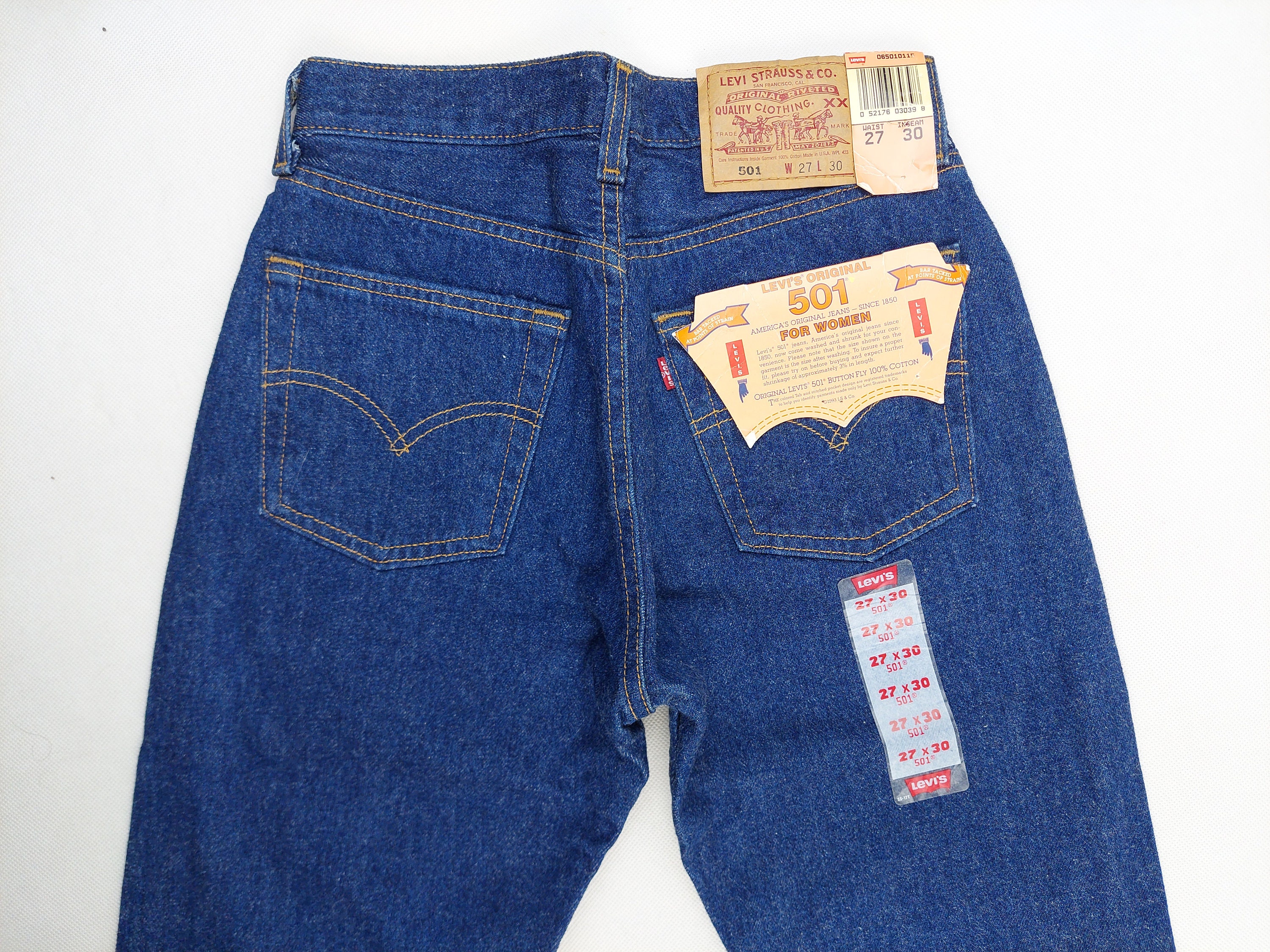 LEVI'S 501 e66後期W28 L30 オリジナル Made in USA New Levi's 501 Vintage Deadstock With Tags W27