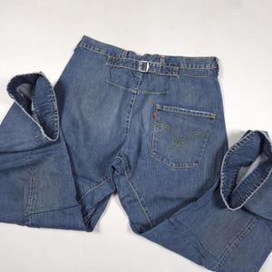 Vintage Levi's Engineered 654 W34 L34 Medium Blue RARE Levis 00002