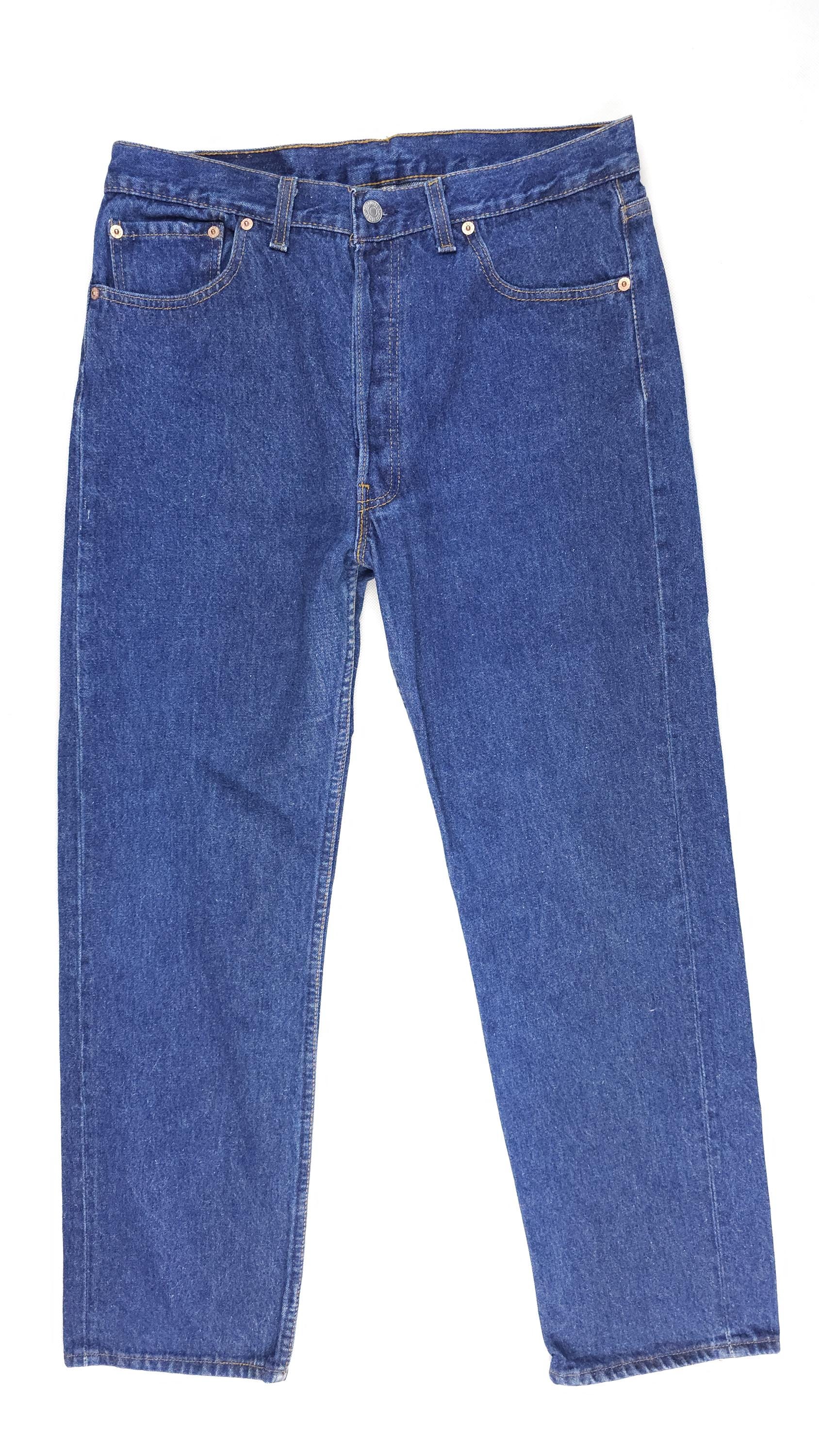 Levi's 501 Made In USA - Jeans Homme Bleu Délavé Taille W32 L34 - Occasion Très Bon état