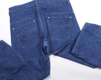 Vintage Levi's Engineered 0001xx W36 L29 medium blue RARE Levis 201xx levis 501 blue Men Women levi's 835 36/29 dark blue levis 3D denim