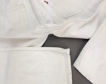 94' Made in USA Levi's 501 W27 L32 Vintage White Levis 501 Women