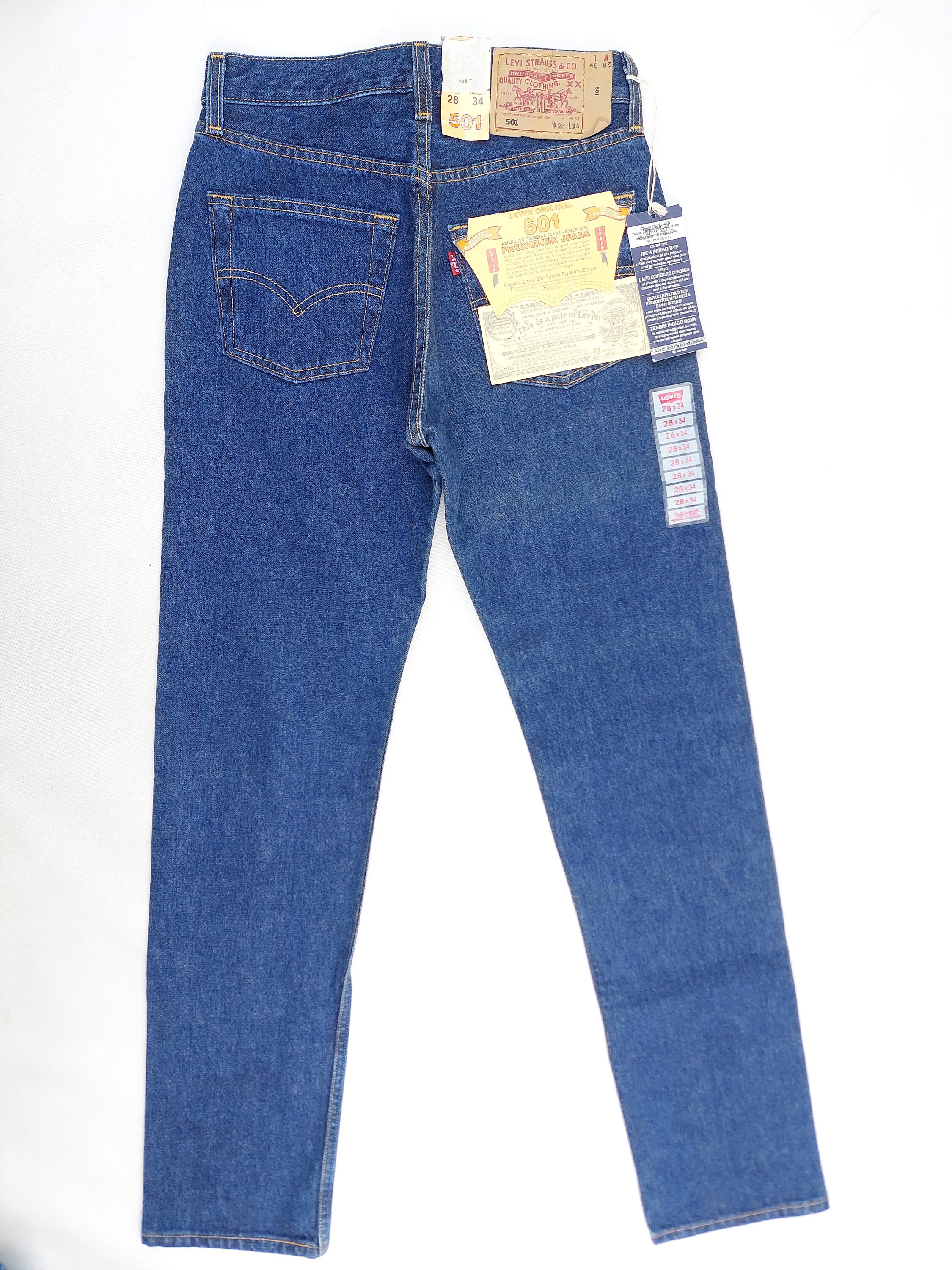 80s Levi's 501 66 late USA made 8% 6 stamped vintage limited