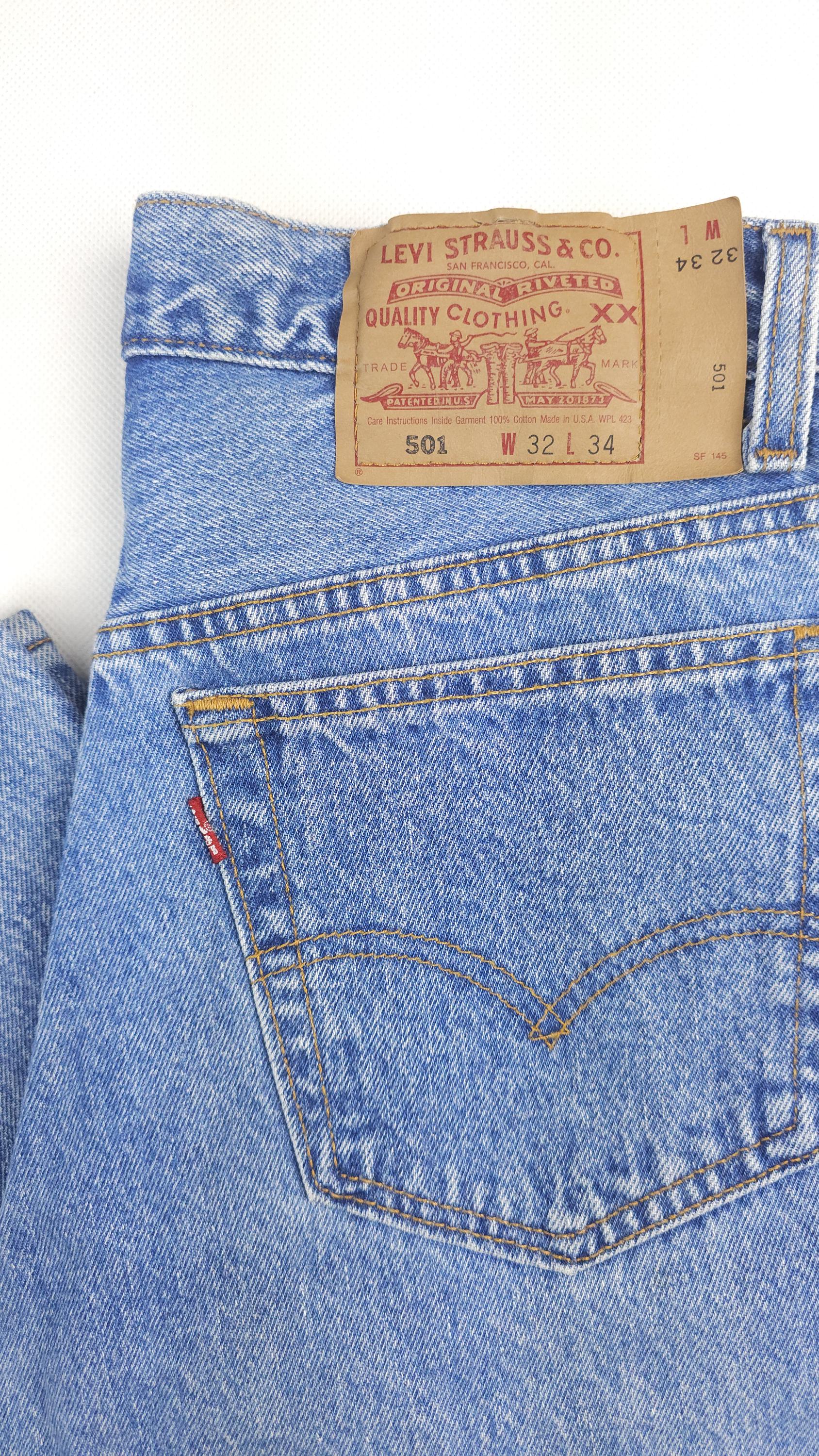Made in USA Vintage Levi's 501 W30 L33 Light Blue Jeans Made in USA Vintage Levi's 501 W30 L33 Light Blue Jeans