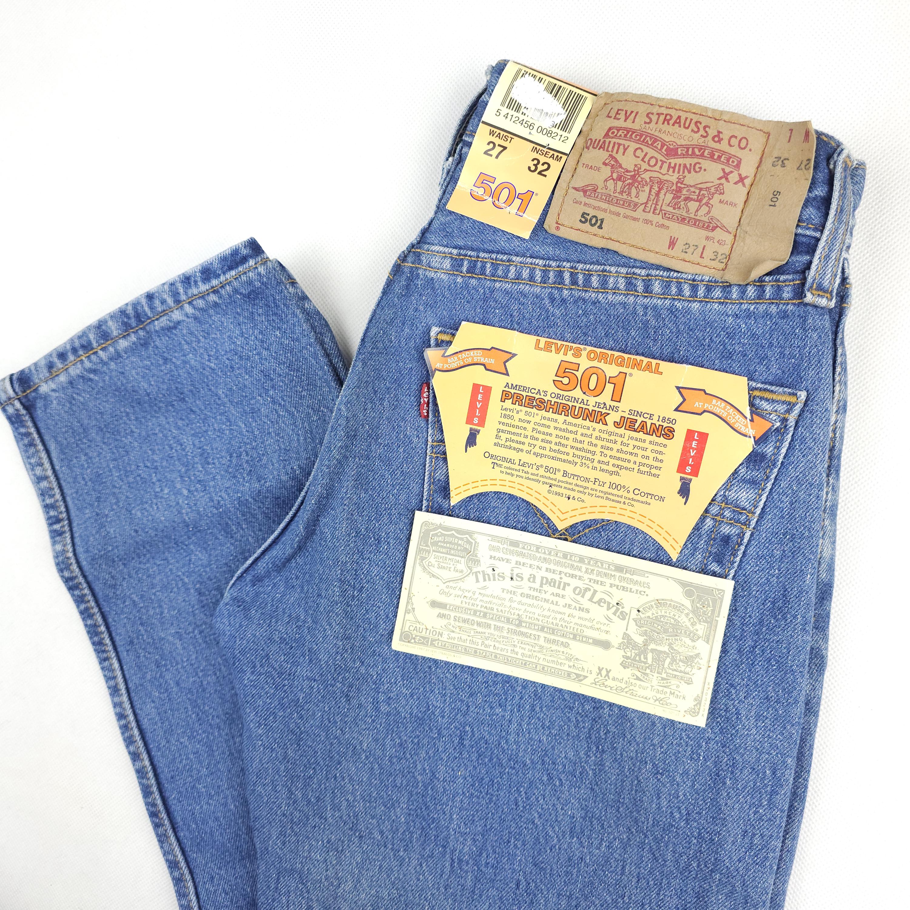 パンツ levi's501 dead stock 90s USA denim pants 1990's Levi's 501 Denim Pants Deadstock | Unwave