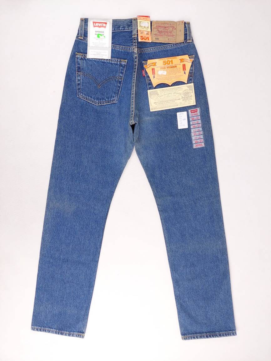 Levi’s 501 AUTHENTIC VINTAGE W32 Levis 501 Button Fly W32 L34 Distressed Waistband 33.5
