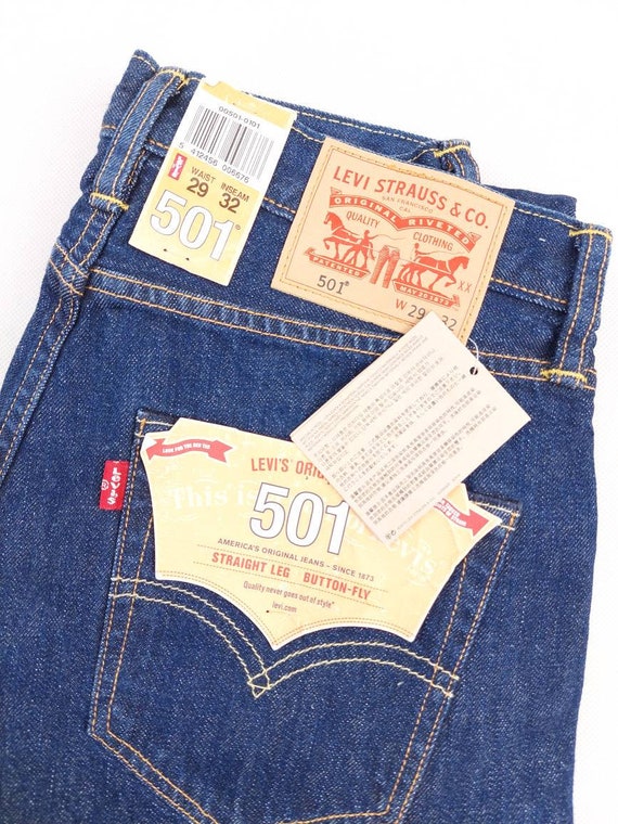 Levi's 501 W29 L32 Deadstock with Tags W29 L32 Ra… - image 6