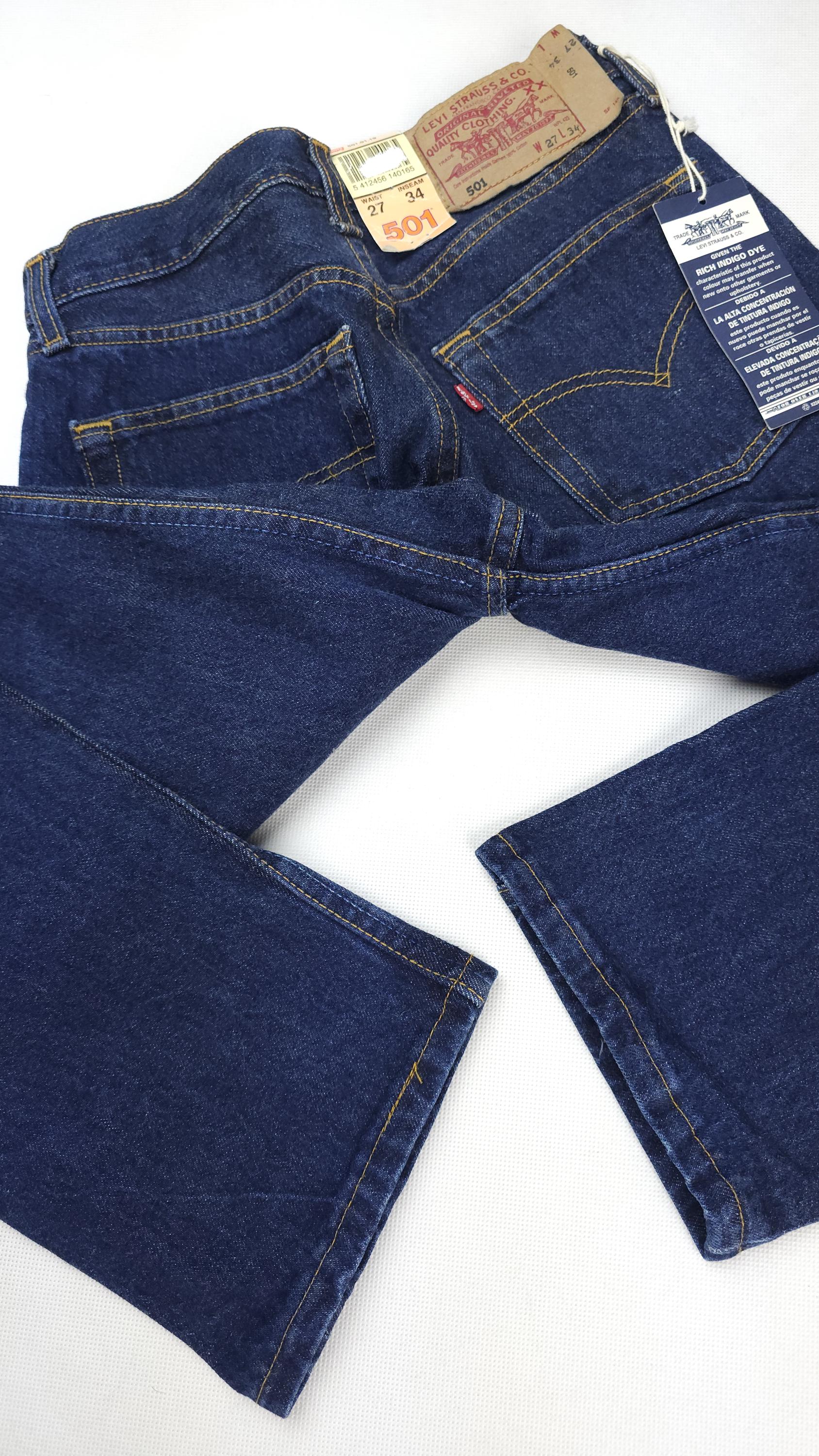 97' New With Tags Levi's 501 Vintage Deadstock Levis 501 W27 L34