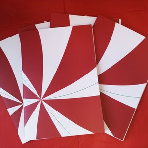 Quaderno Caramelloso Natalizio - Rilegato a mano con grafica originale