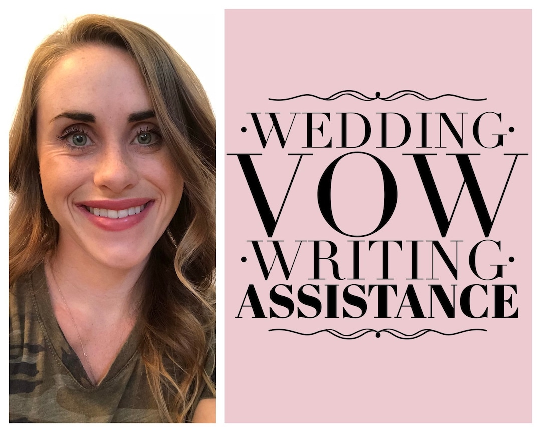 His or Her Vows, Wedding Vows, Vow Writing Assistance, Personalized
