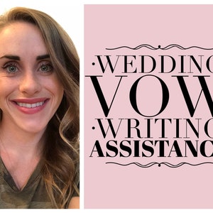 Wedding Vow Help, Custom Written Vows, Marriage Vows, Custom Wedding Vows, Wedding Vow Writer
