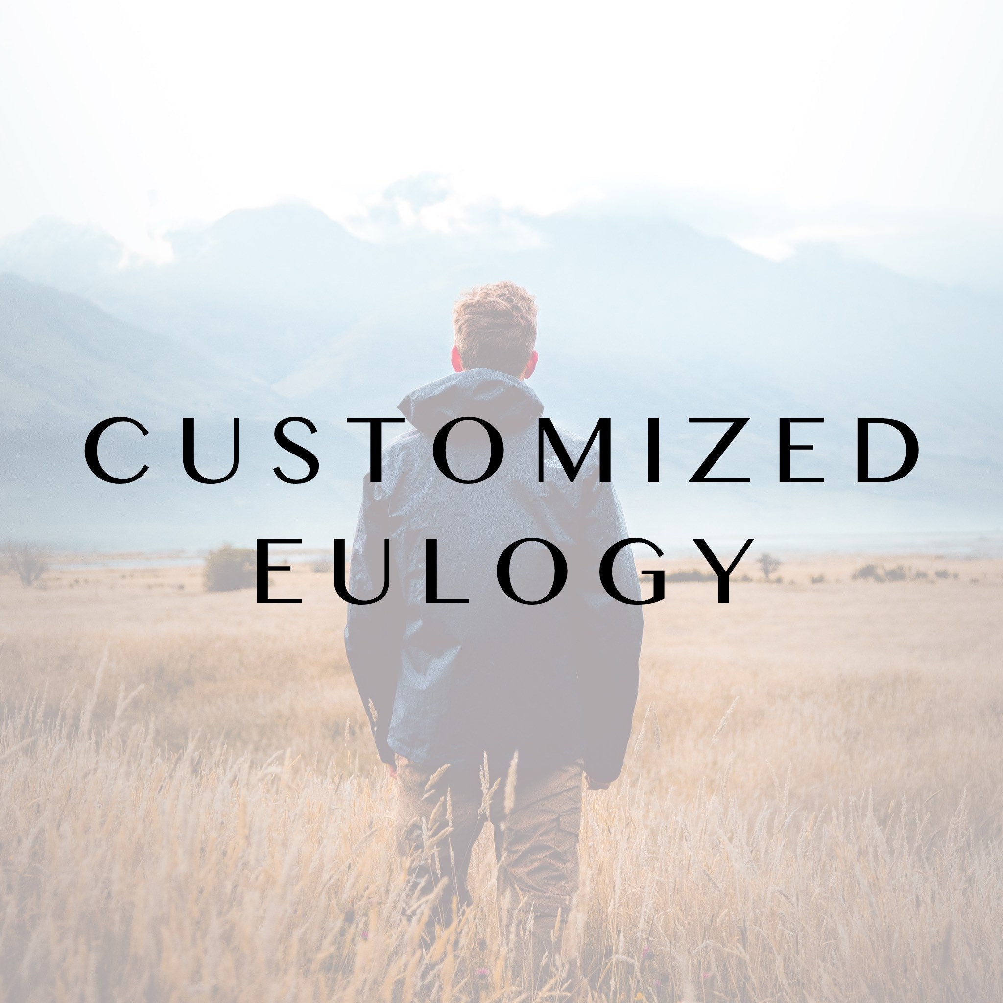 Eloge Funebre Discours De Service Funebre Hommage A La Etsy Canada