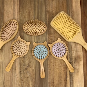 Bamboo and Beech Wood Hairbrushes