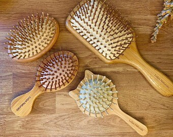 Bamboo and Beech Wood Hairbrushes