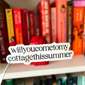Heated Rivalry Cottage Sticker /Booktok/ Kindle Sticker