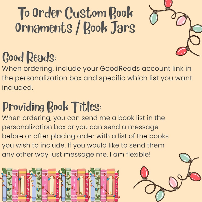 Mini Book Ornament, Personalized Book Lover Gift image 5