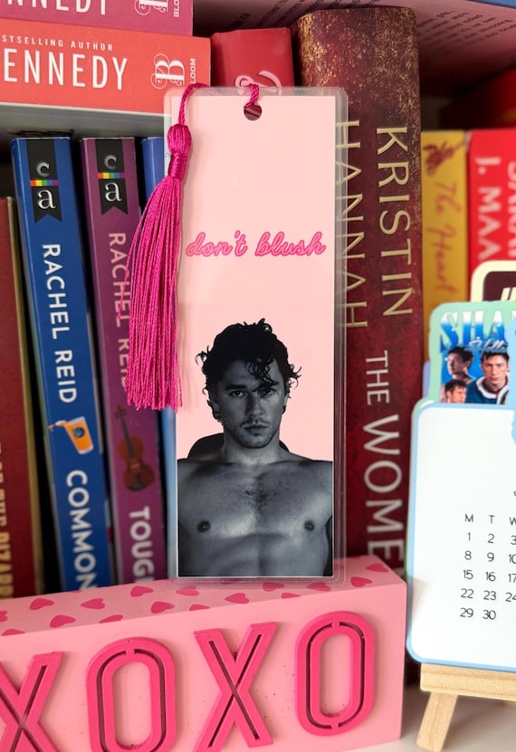 Don’t Blush Bookmark/ Book Lover Gift/ Kindle/ Garrett Graham/ Booktok/ Hockey romance/ Off campus inspired