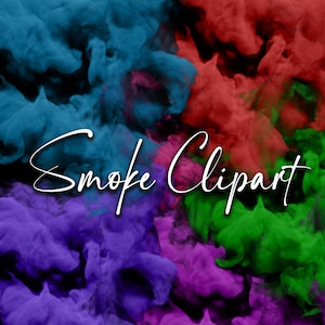 Smoke Clipart, Smoke Overlays, Logo Background Png, Colourful Smoke Png, Smoke Png, Cloud Clipart, Transparent, Digital download