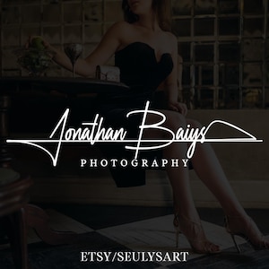 Custom Signature Logo Design, Personalized Signature Logo, Handwritten Logo, Calligraphy Signature, Photographer Logo