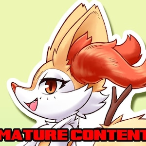 Phox Butt - Vinyl Sticker - Mature