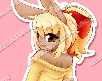 Bunny Butt - Vinyl Sticker - Mature