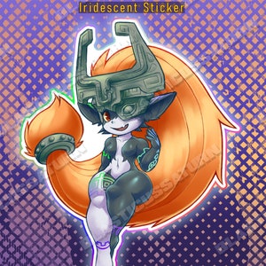 Shiny Imp Princess - Iridescent Sticker