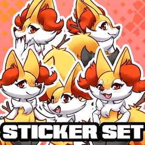 Firephox Vinyl Sticker Set - (Suggestive)