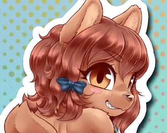 Comfy Bear - Vinyl Sticker - Mature